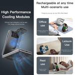 TOTU CW-4-W Stazione di ricarica wireless 3 in 1 con supporto magnetico pieghevole per telefono, orologio e auricolari, CW-4-W