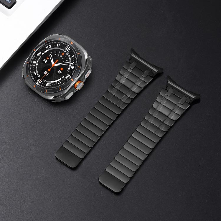 Cinturino magnetico in acciaio inossidabile per orologio, For Samsung Galaxy Watch Ultra 47mm / Ultra 2025, For Samsung Galaxy Watch8 / Watch8 Classic