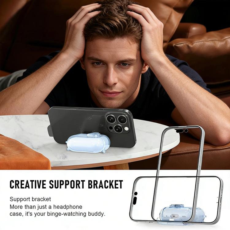 Custodia trasparente in TPU per AirPods Pro 2/3 e AirPods 4