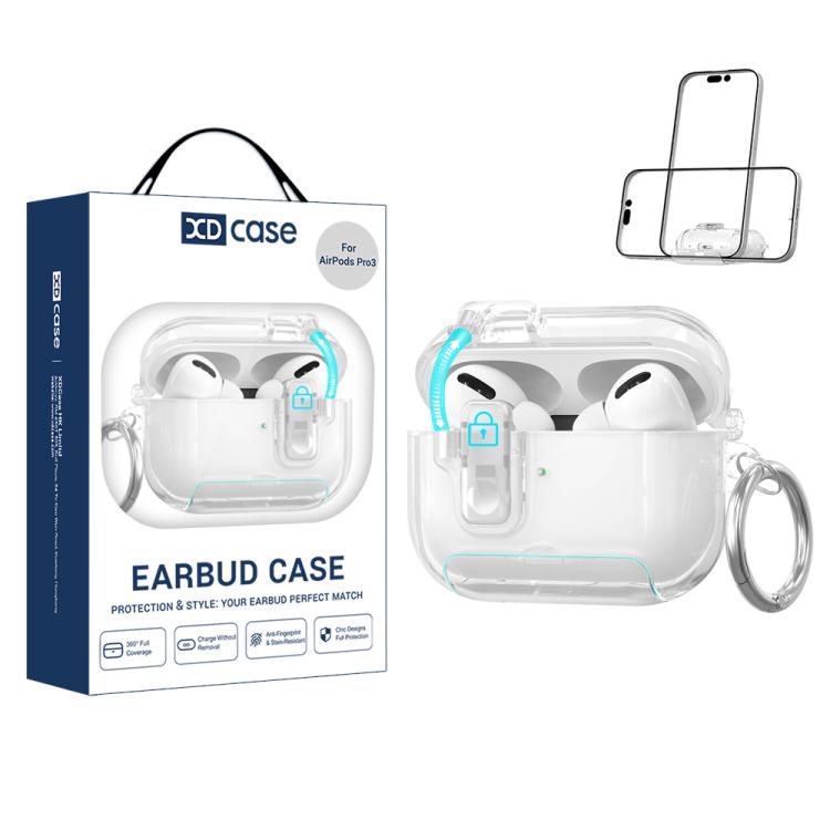 Custodia trasparente in TPU per AirPods Pro 2/3 e AirPods 4