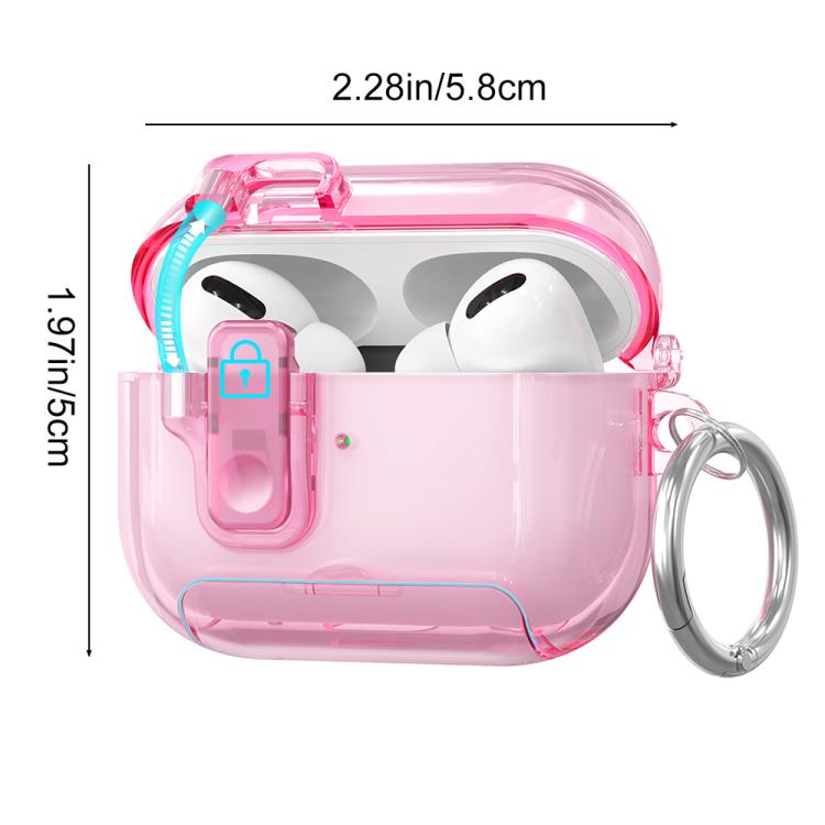 Custodia trasparente in TPU per AirPods Pro 2/3 e AirPods 4