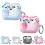 Custodia trasparente in TPU per AirPods Pro 2/3 e AirPods 4