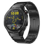 Cinturino per orologio in lega di titanio con chiusura a pressione staccabile a forma di H., 22mm