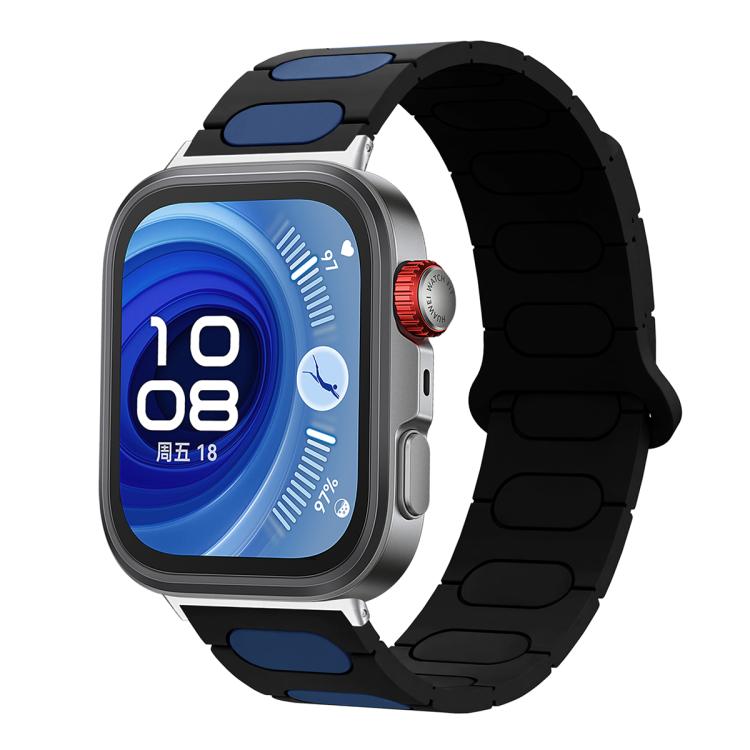 Cinturino ovale magnetico in silicone per orologio, For Huawei Watch Fit4 / Fit4 Pro / Fit3
