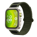 Cinturino ovale magnetico in silicone per orologio, For Huawei Watch Fit4 / Fit4 Pro / Fit3