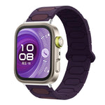 Cinturino ovale magnetico in silicone per orologio, For Huawei Watch Fit4 / Fit4 Pro / Fit3