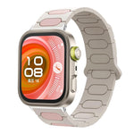 Cinturino ovale magnetico in silicone per orologio, For Huawei Watch Fit4 / Fit4 Pro / Fit3