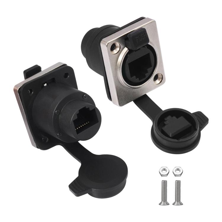 Connettore RJ45 D-Type Femmina Impermeabile CAT6/CAT5E