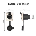 Connettore RJ45 D-Type Femmina Impermeabile CAT6/CAT5E