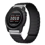 Cinturino per orologio magnetico in silicone con tre perline, For Garmin 26mm, For Garmin 22mm