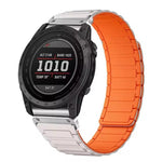 Cinturino per orologio magnetico in silicone con tre perline, For Garmin 20mm