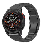 Cinturino per orologio con chiusura di sicurezza a sgancio rapido in lega di titanio., For Garmin 26mm, For Garmin 22mm