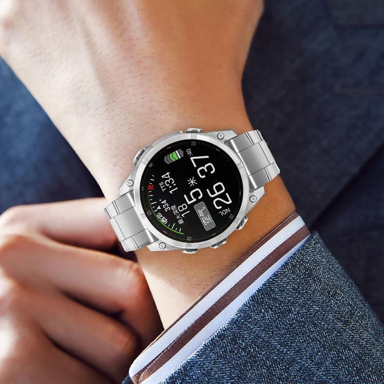 Cinturino per orologio con chiusura di sicurezza a sgancio rapido in lega di titanio., For Garmin 26mm, For Garmin 22mm