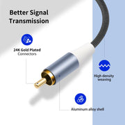 8004MMF RCA Female to 2 RCA Male Y-shaped Splitter Audio Cable, 8004MMF