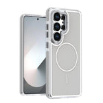 Custodia magnetica per telefono in TPU bicolore vivace + acrilico, For Samsung Galaxy S24 Ultra 5G