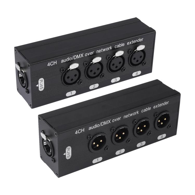Splitter espansore 4 canali XLR maschio-femmina con RJ45