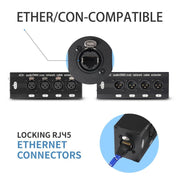 Splitter espansore 4 canali XLR maschio-femmina con RJ45