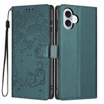 Custodia per telefono in ecopelle con stampa a rilievo di gatto sugli alberi, For iPhone 15 Pro Max, For iPhone 15 Pro, For iPhone 15 Plus