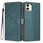 Custodia per telefono in ecopelle con stampa a rilievo di gatto sugli alberi, For iPhone 11 Pro