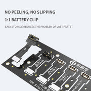 Cavo di alimentazione JTX BL-03 con connettore FPC flessibile per batteria, compatibile con iPhone dalla serie 6 alla 16., JTX BL-03