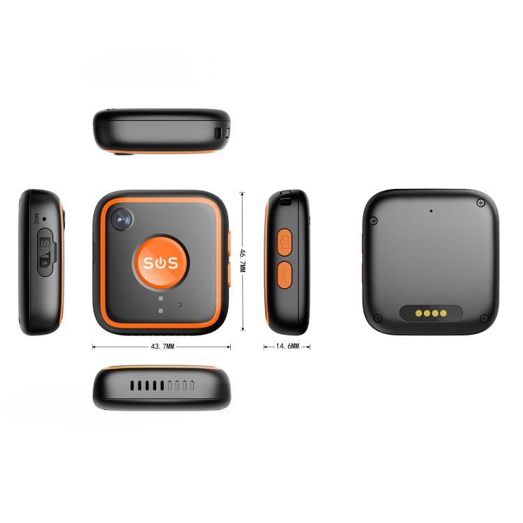 Ciondolo di localizzazione GPS SOS 4G V28C, A for Asia/Europe/Africa/Australia, B for North/South America