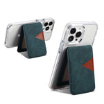 ESEBLE S1 Porta cellulare magnetico con slot per carte RFID e texture in ecopelle vegana in stile retrò