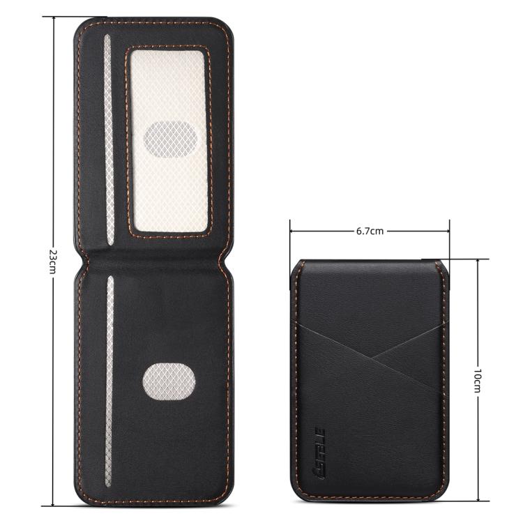 ESEBLE S2 Porta carte magnetico RFID per cellulare con texture in similpelle
