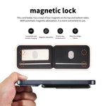 ESEBLE S2 Porta carte magnetico RFID per cellulare con texture in similpelle