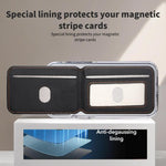 ESEBLE S2 Porta carte magnetico RFID per cellulare con texture in similpelle