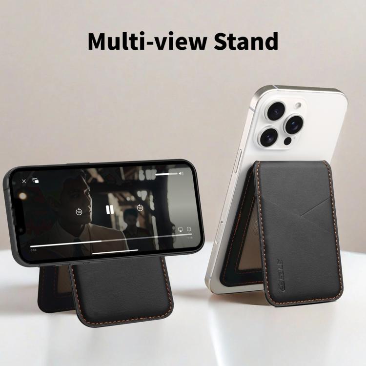 ESEBLE S2 Porta carte magnetico RFID per cellulare con texture in similpelle