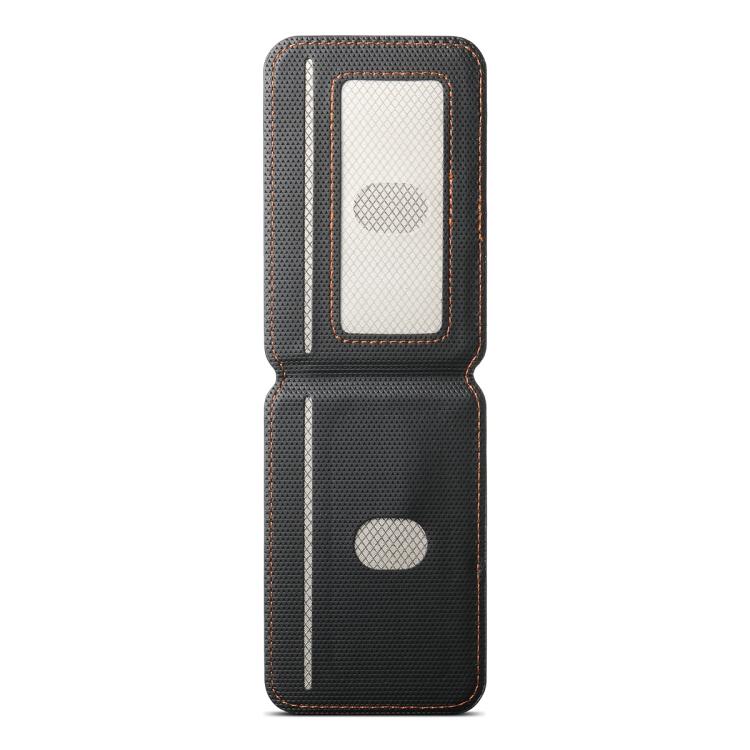 ESEBLE S3 Porta cellulare magnetico con slot per schede RFID e texture in similpelle a blocchi di colore
