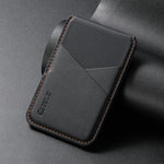 ESEBLE S3 Porta cellulare magnetico con slot per schede RFID e texture in similpelle a blocchi di colore