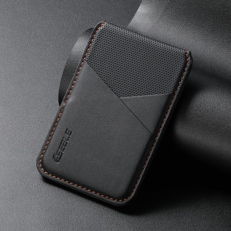 ESEBLE S3 Porta cellulare magnetico con slot per schede RFID e texture in similpelle a blocchi di colore