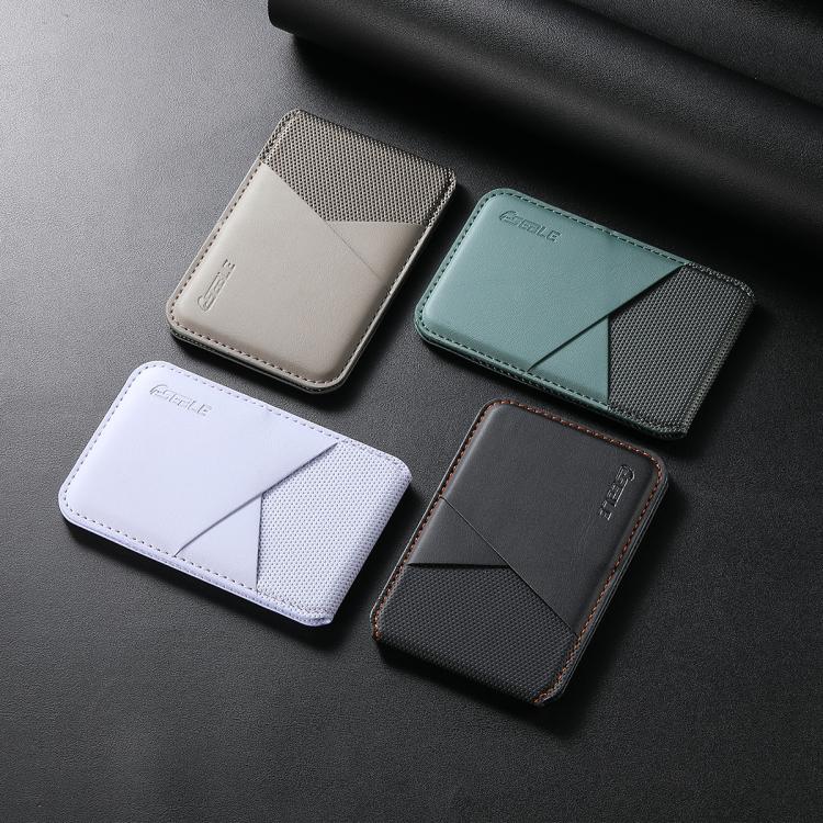 ESEBLE S3 Porta cellulare magnetico con slot per schede RFID e texture in similpelle a blocchi di colore