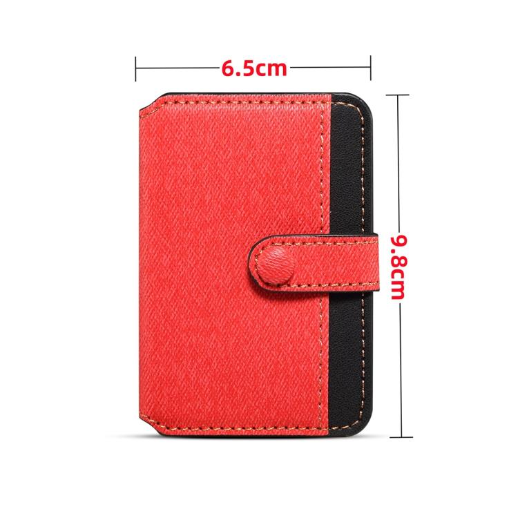 ESEBLE Porta cellulare pieghevole con scomparti per carte, adesivo e a blocchi di colore