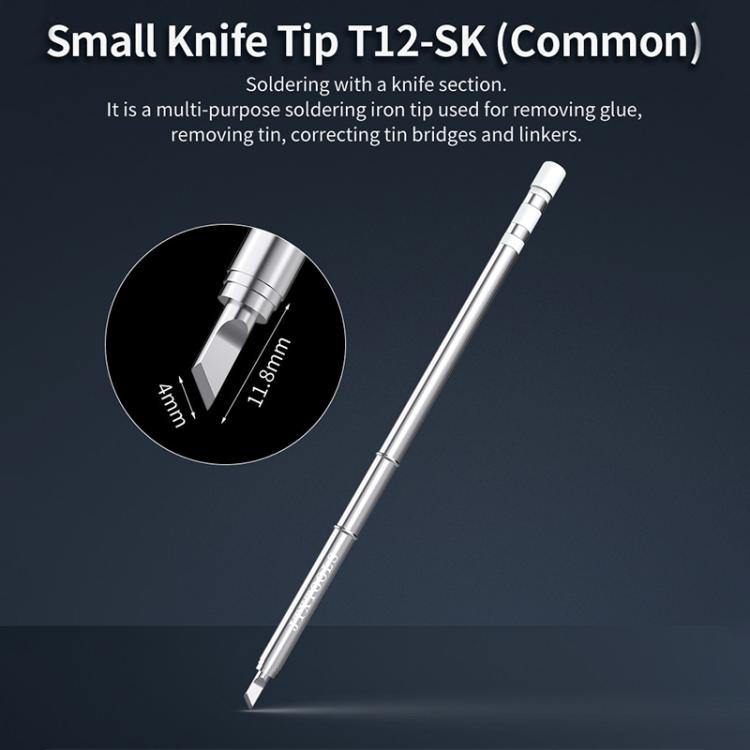 Punte per saldatore serie JTX T12, T12-BK, T12-BT, T12-MBT, T12-SK, T12-SMK, T12-ST