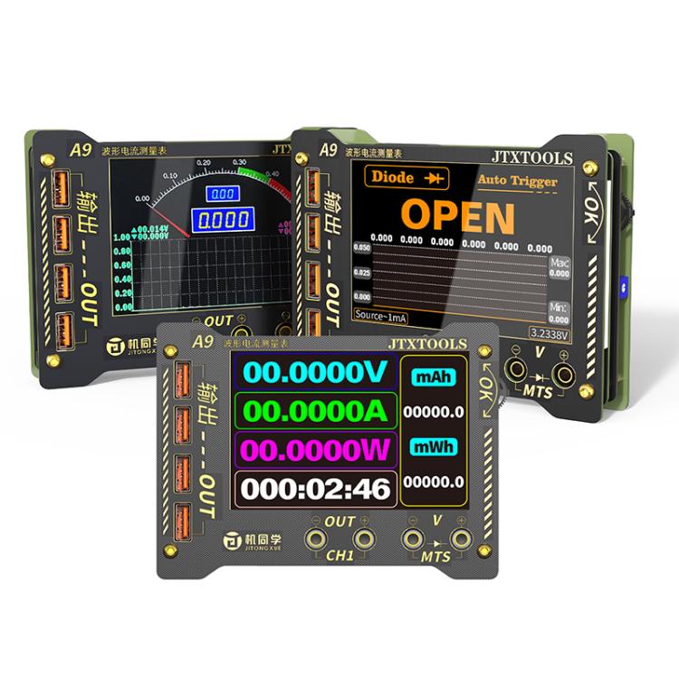 JTX A9 Misuratore multifunzione con display digitale ad alta precisione e forma d'onda curva, JTX A9
