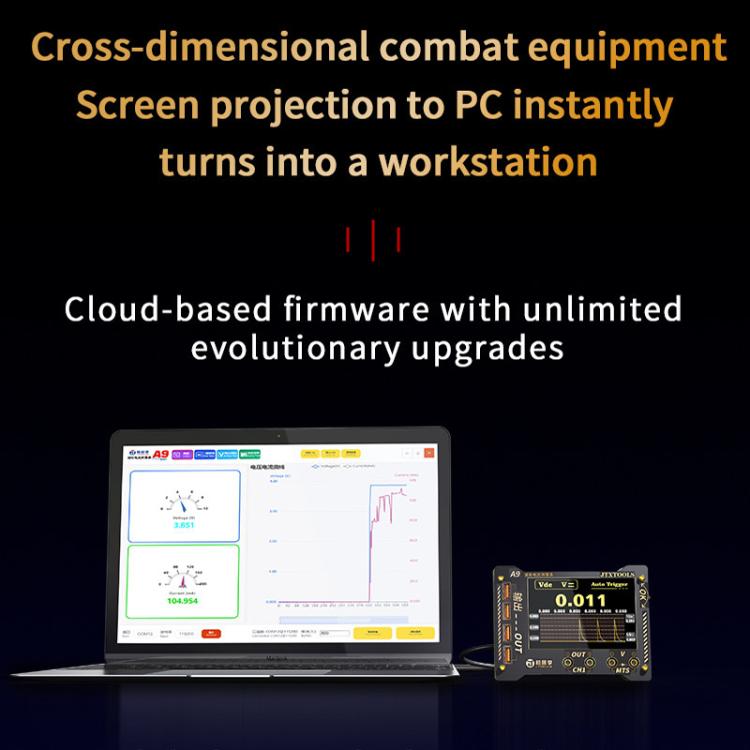 JTX A9 Misuratore multifunzione con display digitale ad alta precisione e forma d'onda curva, JTX A9