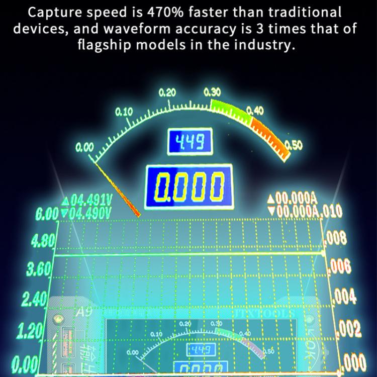 JTX A9 Misuratore multifunzione con display digitale ad alta precisione e forma d'onda curva, JTX A9