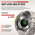 Smartwatch T-Rex rugged con display AMOLED da 1,43 pollici e torcia integrata.