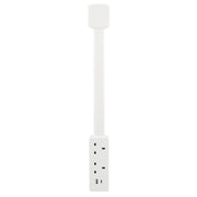Prolunga per presa elettrica quadrata con spina UK e porta USB/Type-C per ricarica rapida., 3 AC + USB, UK Plug