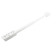 Prolunga per presa elettrica quadrata con spina UK e porta USB/Type-C per ricarica rapida., 3 AC + USB, UK Plug