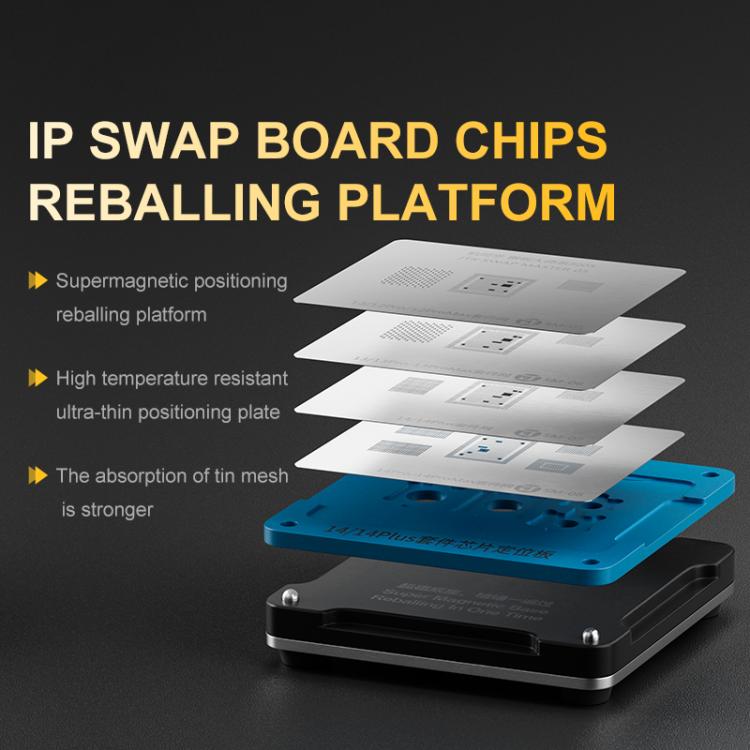 Set di stencil per reballing BGA della serie JTX SM per iPhone 8-16 Pro Max, JTX SM Series