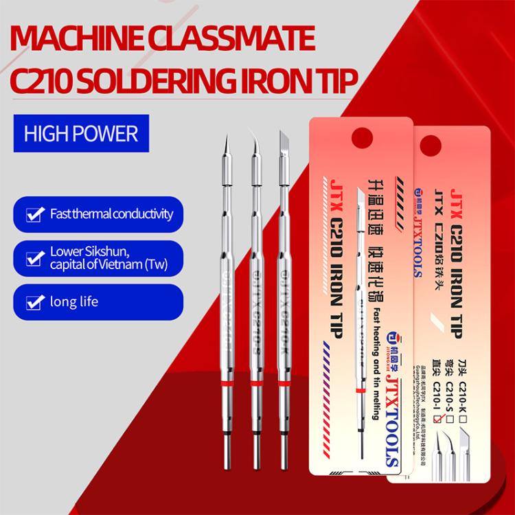 Punta per saldatore ad alta potenza JTX C210, C210-I, C210-K, C210-S