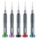 Cacciavite di precisione 2D JTX JT-87 antiscivolo in acciaio S2 super duro, Y 0.6, T2, 1.5, 0.8, 2.5, 5 in 1 Set