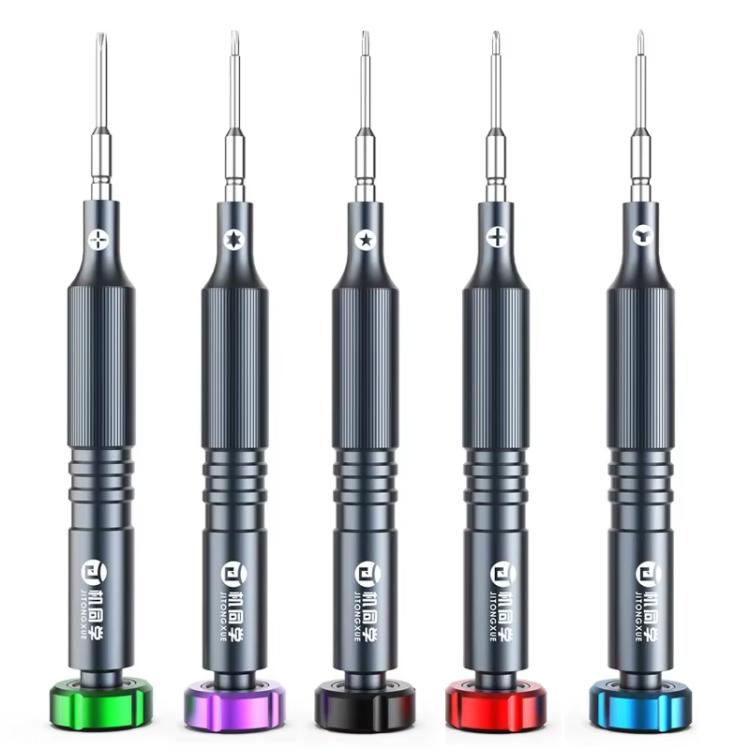 Cacciavite di precisione 2D JTX JT-87 antiscivolo in acciaio S2 super duro, Y 0.6, T2, 1.5, 0.8, 2.5, 5 in 1 Set