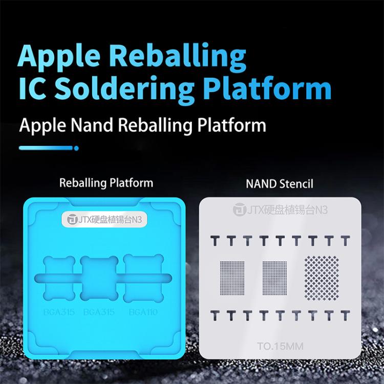 Set di stencil per ribaltamento Juts N3 Baga Planting Tin Rebaling Platform Set, JTX N3