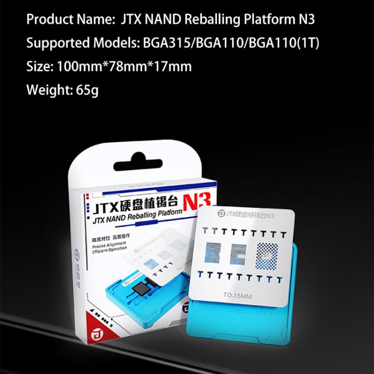 Set di stencil per ribaltamento Juts N3 Baga Planting Tin Rebaling Platform Set, JTX N3