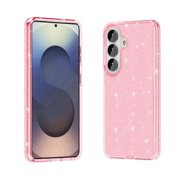 Custodia per telefono antiurto Terminator con glitter in polvere, For Samsung Galaxy S26+ 5G, For Samsung Galaxy S26 Ultra 5G, For Samsung Galaxy S26 5G