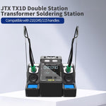 Stazione di rilavorazione per saldatura intelligente a doppia stazione JTX TX1D, EU Plug, US Plug